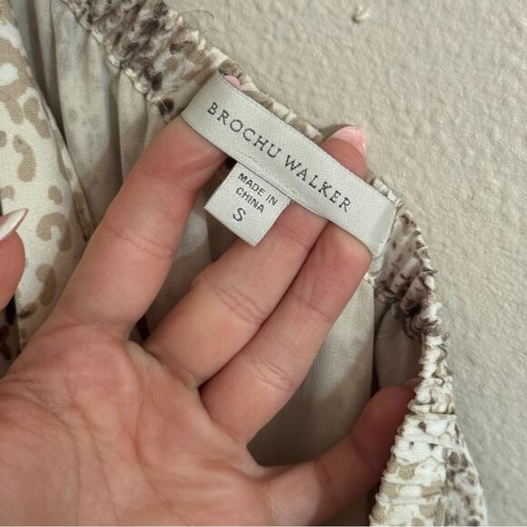 Brochu Walker Rovena Animal Print Skirt S - Picture 6 of 7